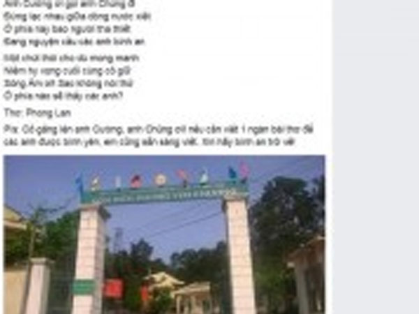 Bài thơ "Ở phía nào sẽ thấy các anh?" gây xúc động những ngày mưa lũ