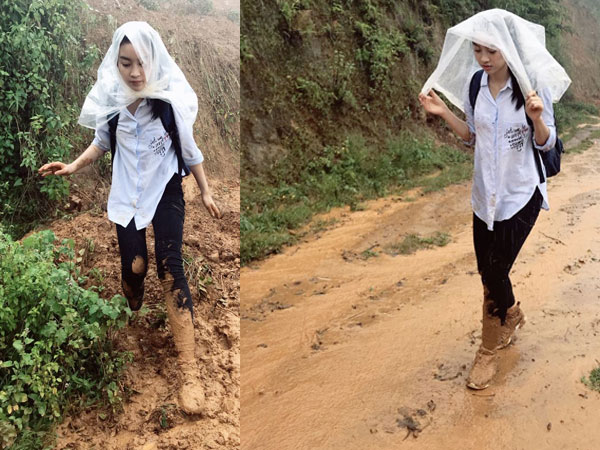 Đã liên lạc được với Hoa hậu Mỹ Linh sau mưa lũ ở Yên Bái