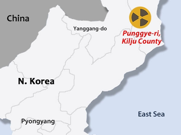 Động đất xảy ra gần khu thử hạt nhân Triều Tiên