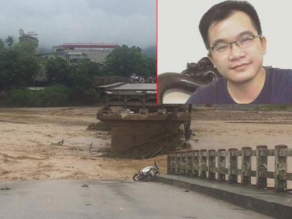 Tìm thấy thi thể phóng viên bị lũ cuốn cách nơi gặp nạn 100 km