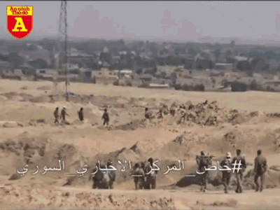 Hình ảnh chân thực nhất của 'Hùm xám sa mạc Syria' trong trận đánh chiếm 'thủ đô của IS'