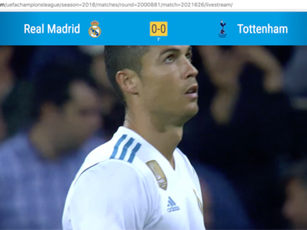 Làm thế nào để xem Champions League trên trang của UEFA