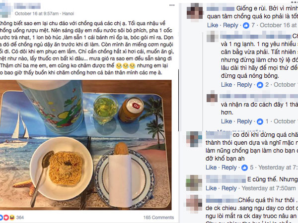 Vợ đảm khoe cảnh chăm chồng say rượu, nào ngờ bị dân mạng ném đá "sấp mặt"