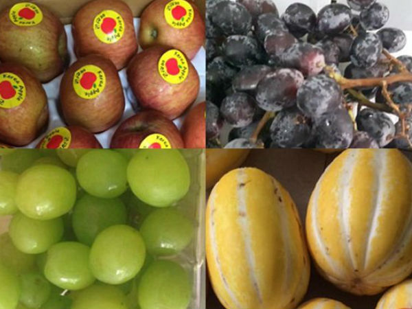 Ăn chảnh hàng ngoại: Tranh mua táo héo, nho rụng, dưa sứt vỏ