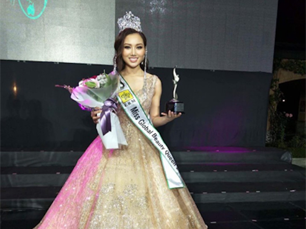 Hoàng Thu Thảo đăng quang Miss Global Beauty Queen 2017