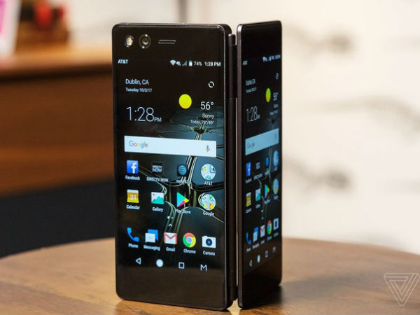 Smartphone Android có màn hình hai mặt