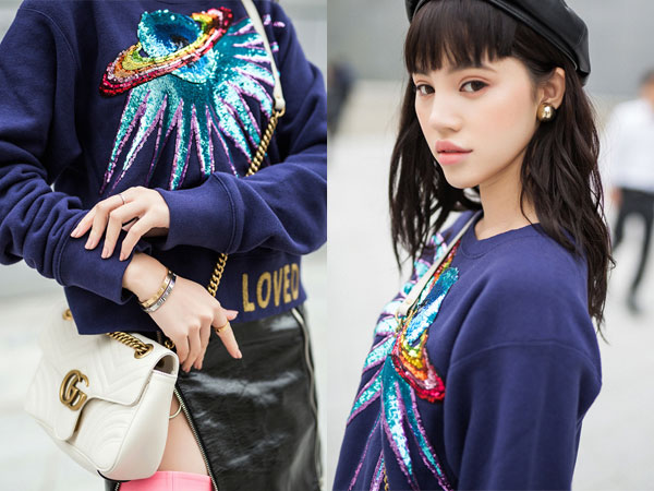 Diện "cây" hàng hiệu 720 triệu đồng, Jolie Nguyễn xuất hiện trên "Vogue" Mỹ