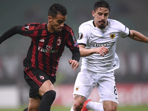 Milan tiếp đà khủng hoảng bằng trận hòa ở Europa League