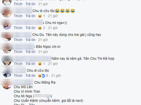 Nghiêm túc nhờ đặt tên cho con gái với họ Chu, mẹ trẻ toàn được tư vấn Chu Bát Giới, Chu Thị Kê
