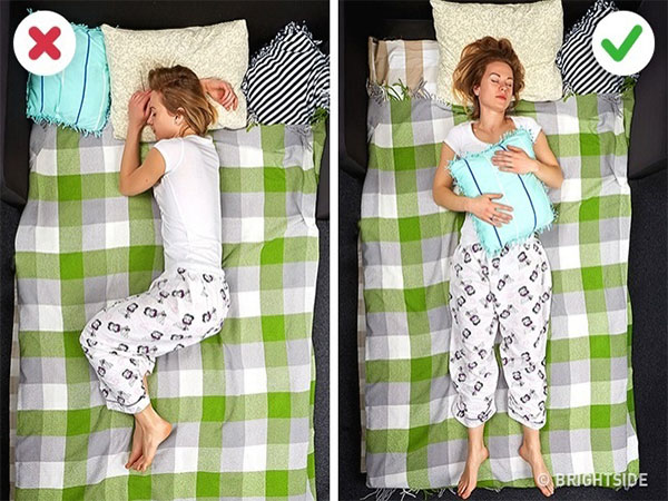 Đây là những tư thế ngủ tốt và không tốt cho những khi bạn bị đau lưng, đau cổ hay đau vai