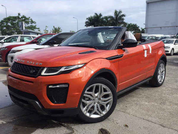 Range Rover Evoque mui trần chuẩn bị ra mắt tại Việt Nam