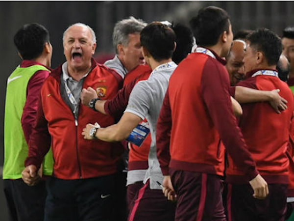 Đội của HLV Scolari lần thứ bảy liên tiếp vô địch Trung Quốc