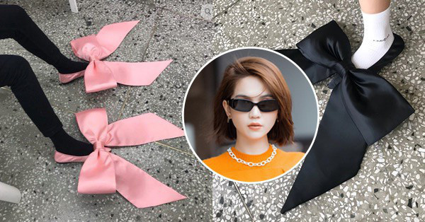 Dân mạng triệu hồi 'thánh nữ hàng hiệu' Ngọc Trinh mua đôi giày nơ to xòe, sau khi nhìn thấy mức giá 'khủng'