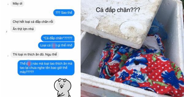 Nhờ bạn gái đi chợ, cô gái khẳng định trông thấy có người bán món 'cá đắp chăn' và muốn mua về đãi người yêu
