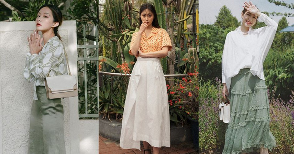 Quá xinh nên chẳng thể làm ngơ: 12 ý tưởng diện áo sơ mi/blouse + chân váy giúp nàng công sở tỏa sáng hơn cả nắng thu