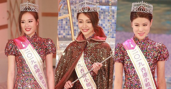 Tân Hoa hậu Hong Kong 2019 vừa đăng quang đã bị chê già nua, nhan sắc thua kém hoàn toàn Á hậu 1