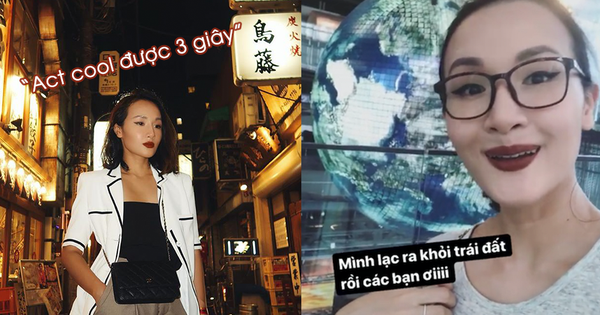 Đi Nhật theo kiểu 'mặn mòi' như Giang Ơi: Tự tạo meme cho chính mình, 'bay' ra ngoài Trái Đất luôn!